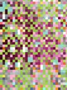 Matchless unique graphical pattern of red and pink small squares Royalty Free Stock Photo