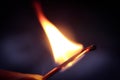 Matchstick fire energy matchbox joy Royalty Free Stock Photo