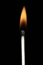 Matchstick Flame Royalty Free Stock Photo
