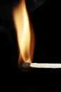 Matchstick Flame Royalty Free Stock Photo