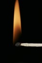 Matchstick Flame Royalty Free Stock Photo