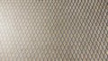 Matel grate background or texture. geometric rhombuses inside