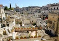 Matera ancient city panoramic view, Italy Royalty Free Stock Photo