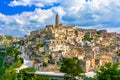 Matera, Basilicata, Italy: Landscape view of the old town - Sass Royalty Free Stock Photo