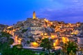 Matera, Basilicata, Italy: Landscape view of the old town - Sass Royalty Free Stock Photo