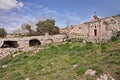 Matera, Basilicata, Italy: rock church in the park of the rupestrian churches Royalty Free Stock Photo