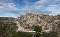 Matera, Basilicata, Puglia, Italy - City view of old town and duomo cathedral Royalty Free Stock Photo