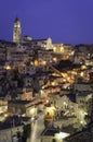 Matera, high definition view of Sasso Barisano