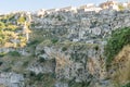 Matera houses in rocks