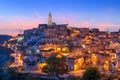 Matera, Italy ancient hilltop town in Basilicata Royalty Free Stock Photo