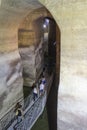 Ancient matera water cistern, in the city subterranean Royalty Free Stock Photo