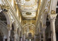 Architectural feature of the interiors of Matera Cathedral