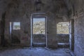 Interior of an old house-cavern in Matera historic town Royalty Free Stock Photo