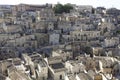 Matera cityscape, historic sassi district medieval town