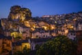 Matera, italy in the morning