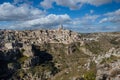 The old town of matera in italy unesco site Royalty Free Stock Photo