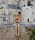 Matera city of the stones, a UNESCO heritage site - Royalty Free Stock Photo