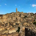Matera city of the stones, a UNESCO heritage site Royalty Free Stock Photo