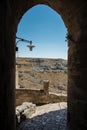 Matera panoramic view of historical centre Sasso Caveoso of old ancient town Sassi di Matera Royalty Free Stock Photo