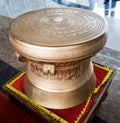 Material bronze drums in vietnames Royalty Free Stock Photo