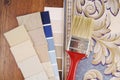 Material color choice for interior Royalty Free Stock Photo
