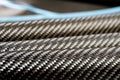 Material of composite product black dark carbon fiber Royalty Free Stock Photo