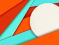 Material design background with colorful shapes