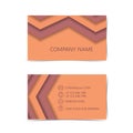 Material design business card