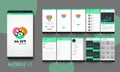 Material Design UI, UX and GUI for Mobile Apps. Royalty Free Stock Photo