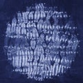 Material dyed batik - Shibori Royalty Free Stock Photo