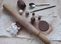 Materials for creating ceramic beads. Handcrafted Ceramics