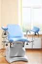 Maternity chair in examination room Royalty Free Stock Photo