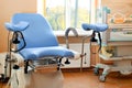 Maternity chair in examination room Royalty Free Stock Photo