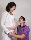 Maternity couple Royalty Free Stock Photo