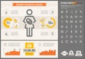 Maternity flat design Infographic Template