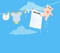 Maternity leave Royalty Free Stock Photo