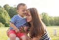 Maternity love. mother and son. Royalty Free Stock Photo