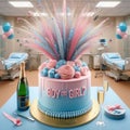 Gender reveal party boy or girl? Erupts to life in a Maternity ward