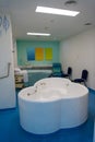 Maternity ward in a hospital with a bath for birth in water Royalty Free Stock Photo