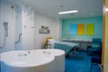 Maternity ward in a hospital with a bath for birth in water Royalty Free Stock Photo