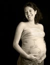 Maternity, young pregnant woman Royalty Free Stock Photo