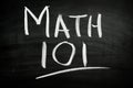 Math 101 Royalty Free Stock Photo
