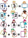 Math for children Royalty Free Stock Photo