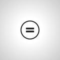 math equally isolated icon. math equally isolated vector icon. math equally isolated vector icon Royalty Free Stock Photo