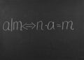Math formula. Royalty Free Stock Photo