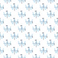 Math Graph vector Mathematical function colored seamless pattern