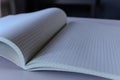 math grid box graphing paper open book engineering closeup macro background