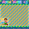 Math Maze Addition Worksheet with two boy reading book