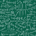 Math Seamless Background Royalty Free Stock Photo