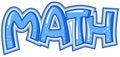 A math sign banner Royalty Free Stock Photo
